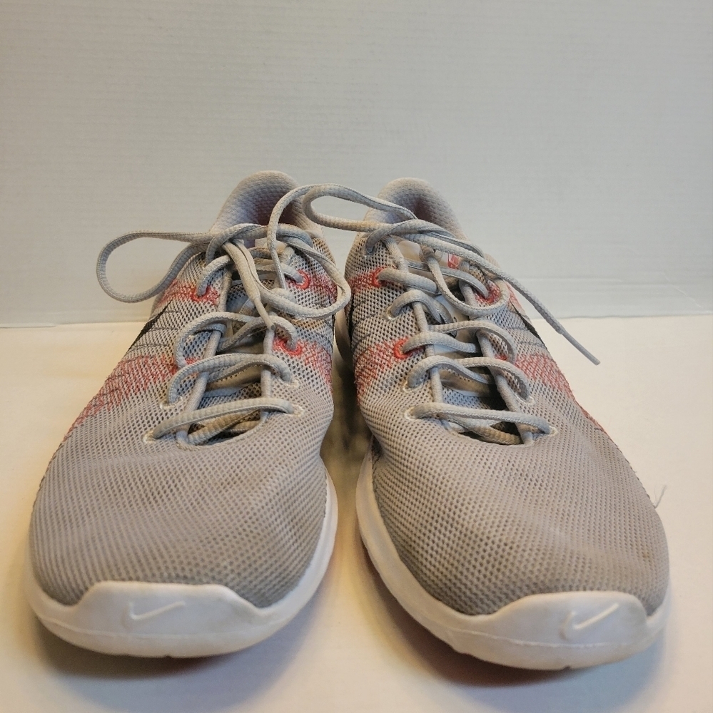Nike Boys Flex Fury Running Shoes Gray Lace Up Mesh Sneakers Size 5Y - Picture 6 of 8